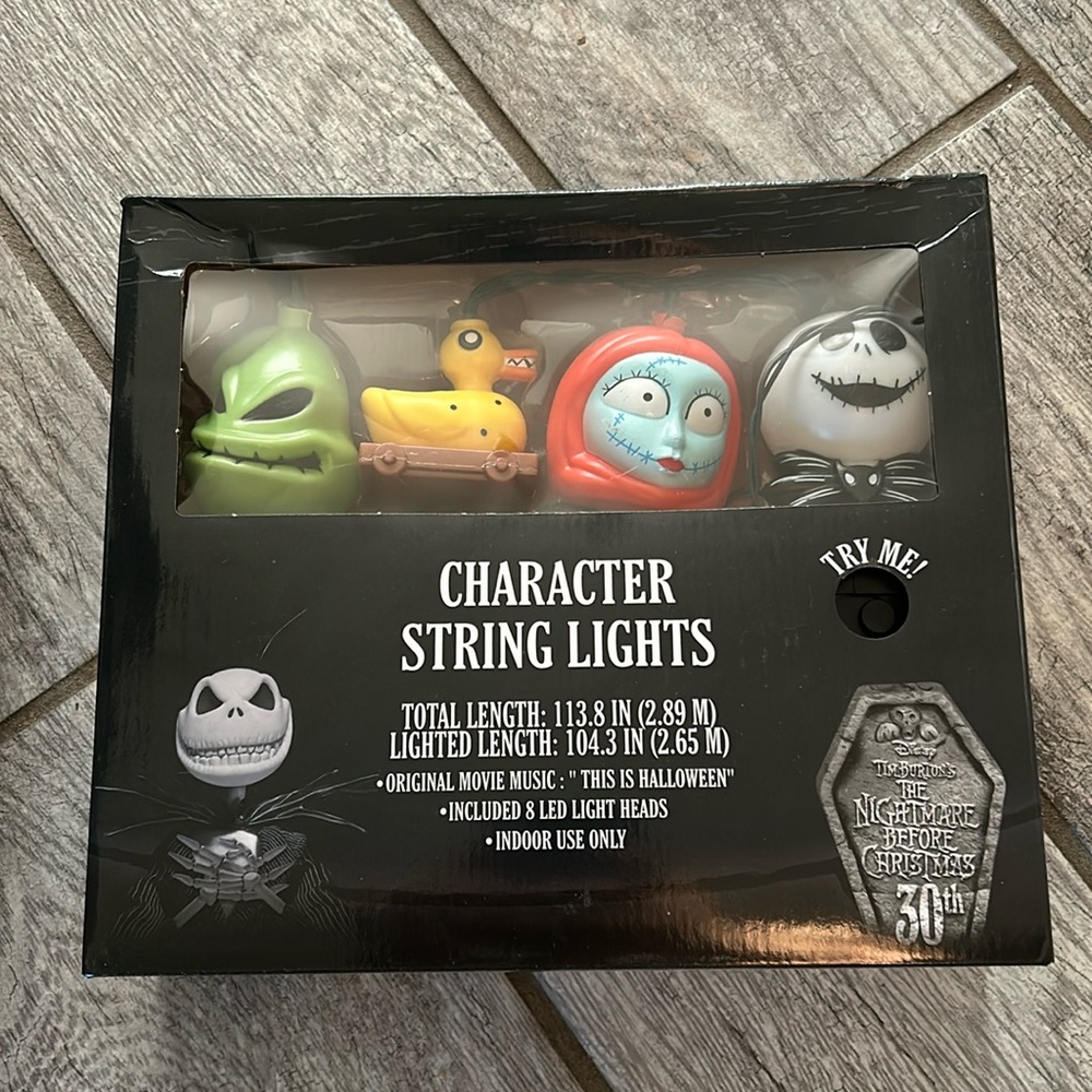 NBC Disney character string lights with music